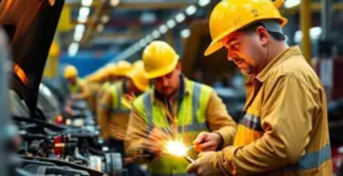 metalúrgicos da BYD Camaçari
