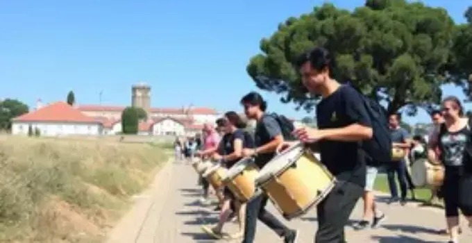 caminhada percussiva