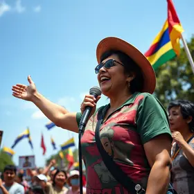 carreata em apoio a Ivoneide Caetano