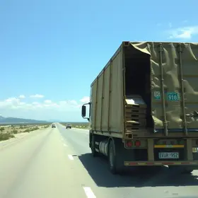 carreta carregada com papelão